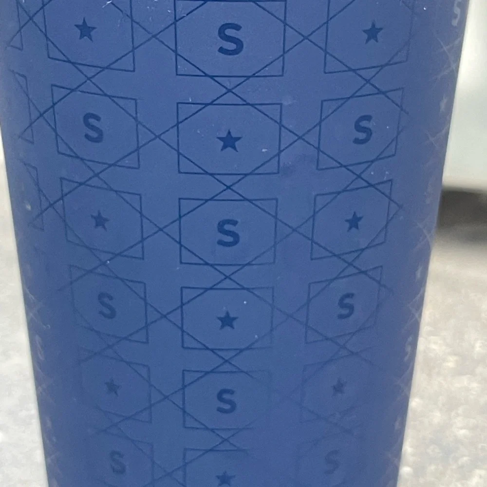 Starbucks 2017 matte blue S Star cold brew tumbler